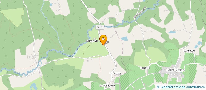 localisation de l'entreprise MADAME SUSAN CLIFFE  BONNEVILLE-ET-SAINT-AVIT-DE-FUMADIERES