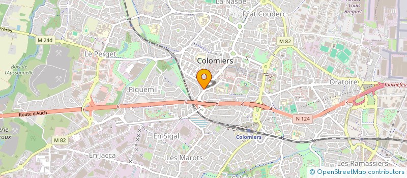 localisation de l'entreprise MADAME SUSAN FELTNER à COLOMIERS