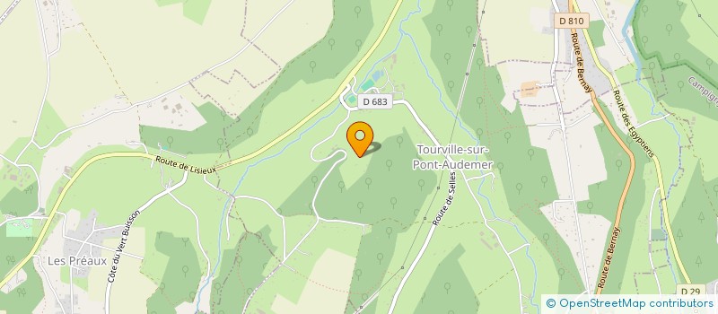 localisation de l'entreprise MADAME SUSAN GANLEY  TOURVILLE-SUR-PONT-AUDEMER