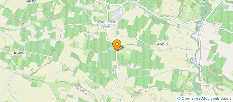 localisation de l'entreprise MADAME SUSAN GOATER  LARROQUE-SUR-L'OSSE