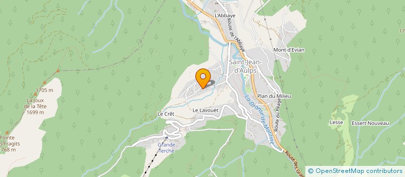 localisation de l'entreprise MADAME SUSAN GUIVER  SAINT-JEAN-D'AULPS