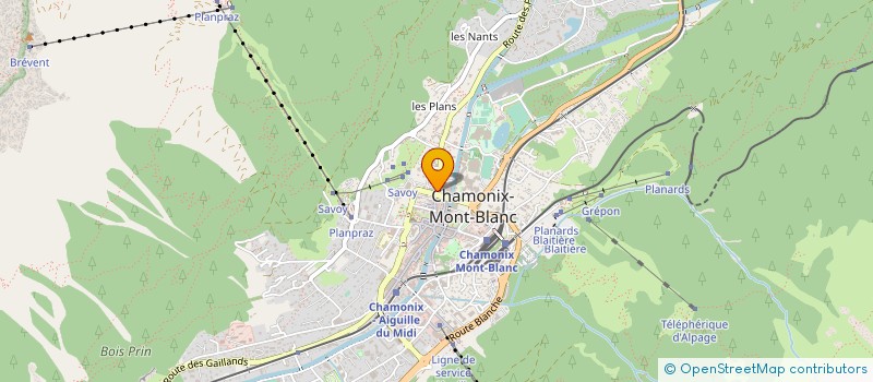 localisation de l'entreprise MADAME SUSAN HOLLIDAY  CHAMONIX-MONT-BLANC