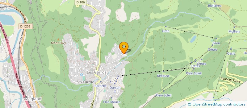 localisation de l'entreprise MADAME SUSAN JONES  ARACHES-LA-FRASSE