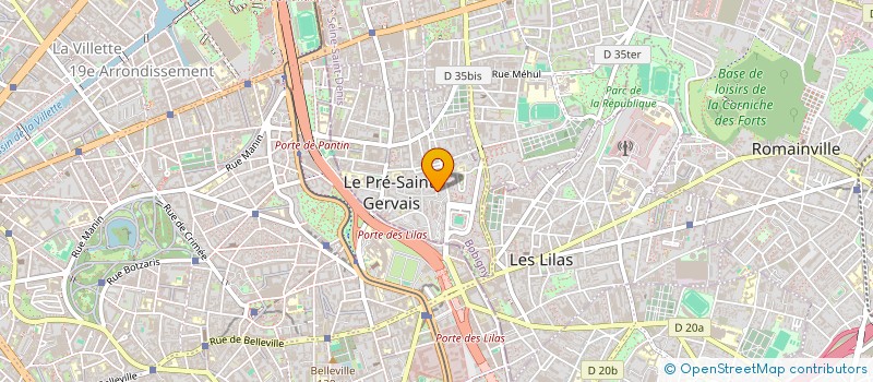 localisation de l'entreprise MADAME SUSAN MACKIE  PANTIN