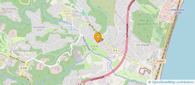 localisation de l'entreprise MADAME SUSAN PEARCE  BIOT