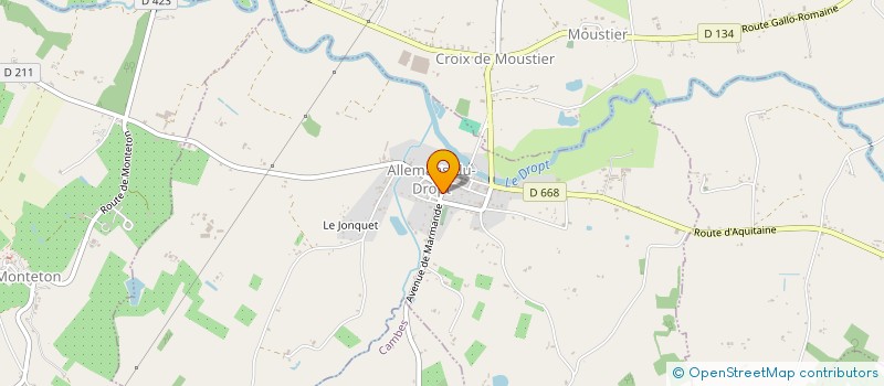 localisation de l'entreprise MADAME SUSAN ROBINSON à ALLEMANS-DU-DROPT