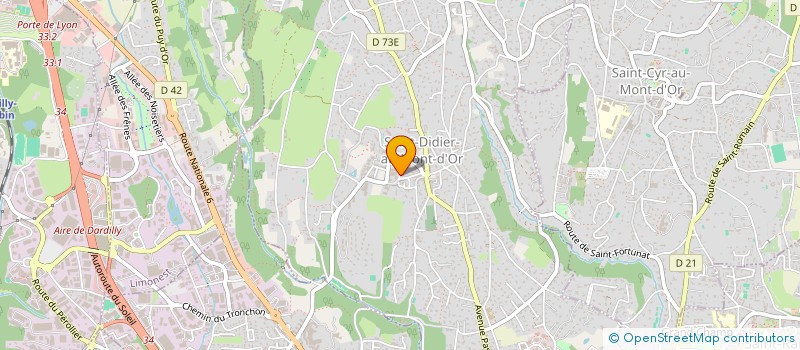localisation de l'entreprise MADAME SUSAN SORTOR  SAINT-DIDIER-AU-MONT-D'OR