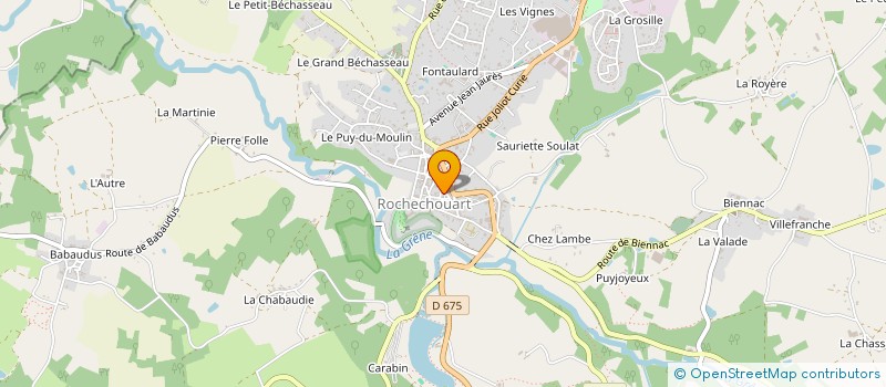 localisation de l'entreprise MADAME SUSAN WATTS  ROCHECHOUART