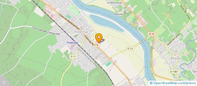 localisation de l'entreprise MADAME SUSANA DE JESUS ALMEIDA  PODENSAC