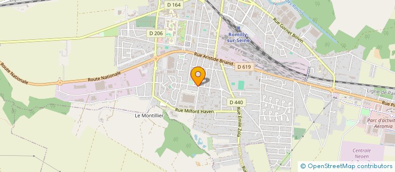 localisation de l'entreprise MADAME SUSANA DOS SANTOS MONTEIRO  ROMILLY-SUR-SEINE