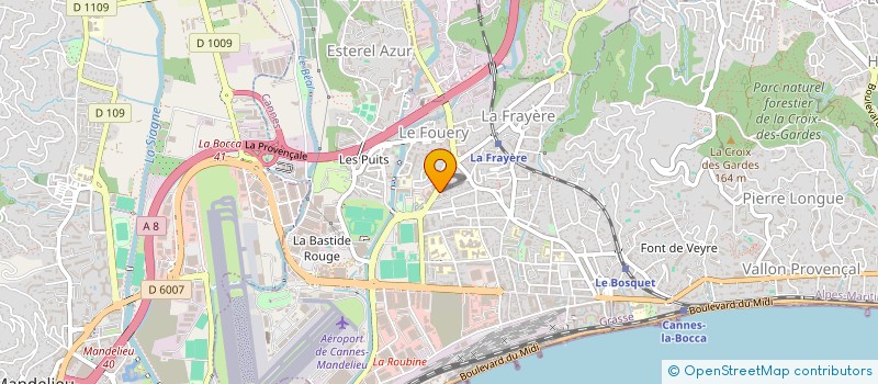 localisation de l'entreprise MADAME SUSANA GONCALVES RODRIGUES à CANNES