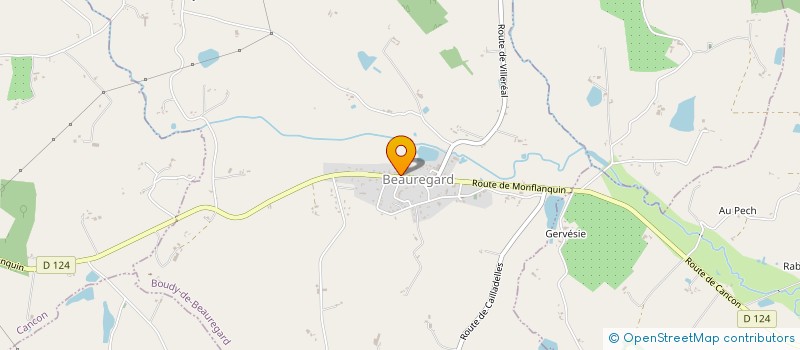 localisation de l'entreprise MADAME SUSANA LOPES MOREIRA  BOUDY-DE-BEAUREGARD