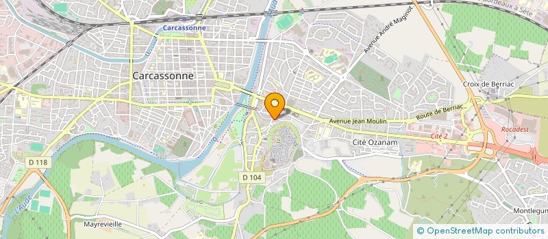 localisation de l'entreprise MADAME SUSANA MARIA DE FARIAS ALENCAR à CARCASSONNE