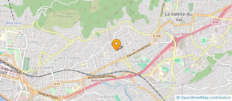 localisation de l'entreprise MADAME SUSANA PINTO SILVA à TOULON