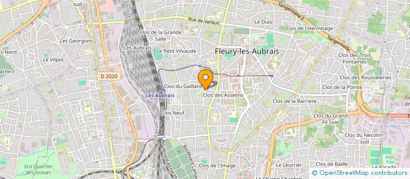localisation de l'entreprise MADAME SUSANA RODRIGUES à FLEURY-LES-AUBRAIS