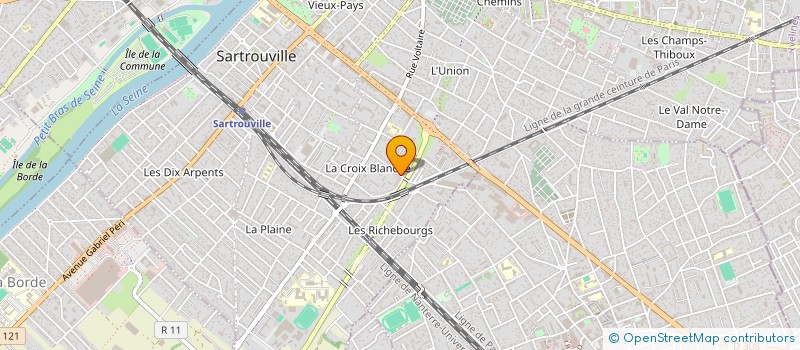 localisation de l'entreprise MADAME SUSANA RODRIGUES MARQUES à SARTROUVILLE