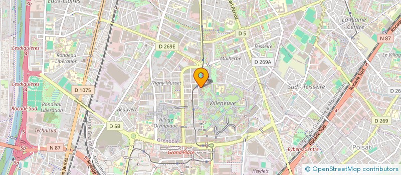 localisation de l'entreprise MADAME SUSANA VARGA  GRENOBLE