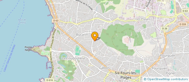 localisation de l'entreprise MADAME SUSANNA BATTAGLINI à SIX-FOURS-LES-PLAGES