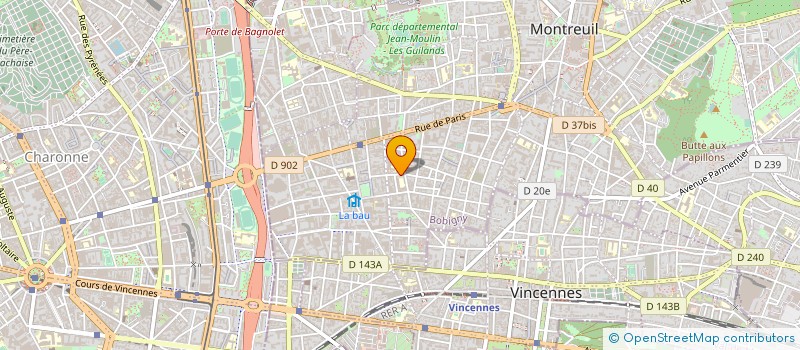 localisation de l'entreprise MADAME SUSANNA GENDALL à MONTREUIL