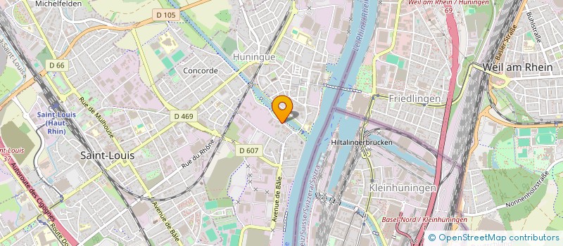 localisation de l'entreprise MADAME SUSANNE HARAK  HUNINGUE