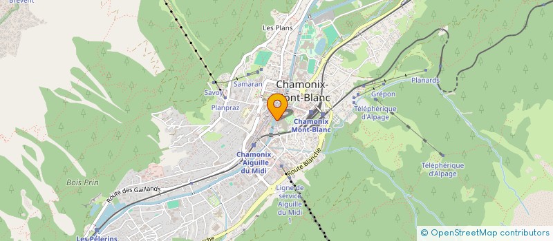localisation de l'entreprise MADAME SUSANNE JANSSON à CHAMONIX-MONT-BLANC