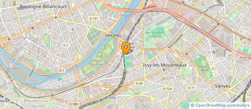 localisation de l'entreprise MADAME SUSANNE KISCHNICK à ISSY-LES-MOULINEAUX
