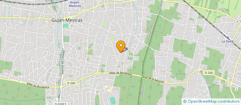 localisation de l'entreprise MADAME SUSANNE LOEHLEIN  GUJAN-MESTRAS