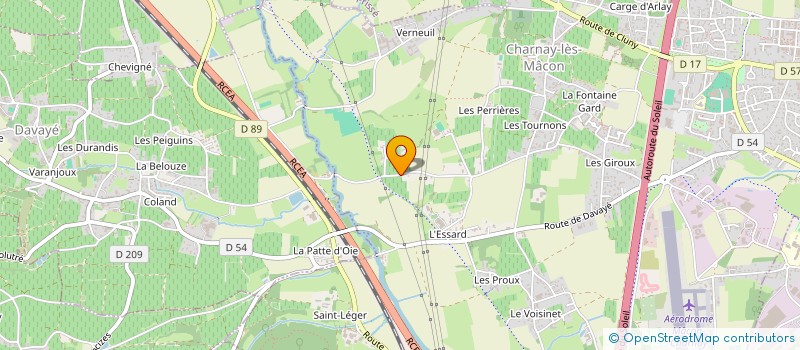 localisation de l'entreprise MADAME SUSANNE PETERS  CHARNAY-LES-MACON