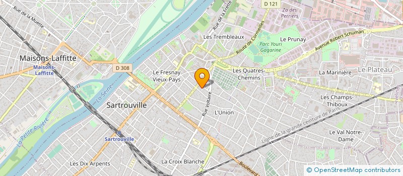 localisation de l'entreprise MADAME SUSANNE SCHAFER  SARTROUVILLE