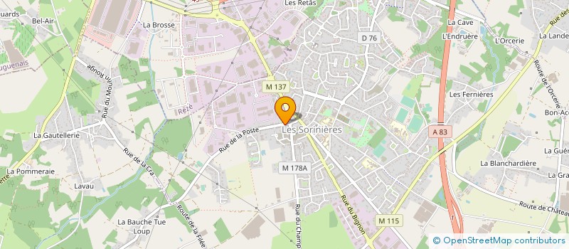 localisation de l'entreprise MADAME SUSEHN ASAWINIE à LES SORINIERES