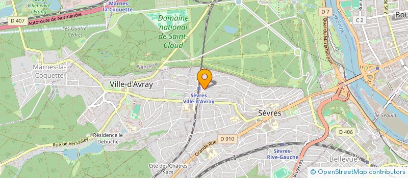 localisation de l'entreprise MADAME SUSIE KNOPP à SEVRES