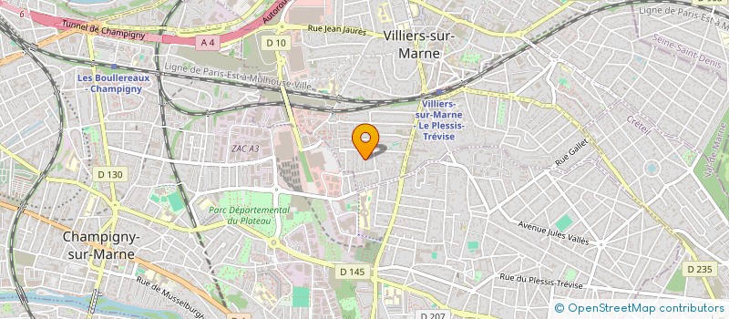 localisation de l'entreprise MADAME SUSIE LOPEZ UROZ  VILLIERS-SUR-MARNE