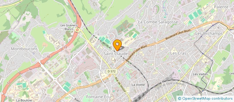 localisation de l'entreprise MADAME SUSIE TRAVAGLINI  BESANCON