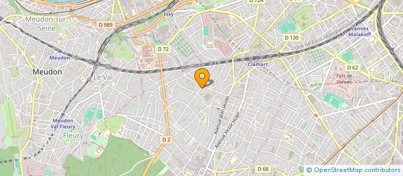 localisation de l'entreprise MADAME SUSSAN KAROL CALDERON GAVIRIA à CLAMART