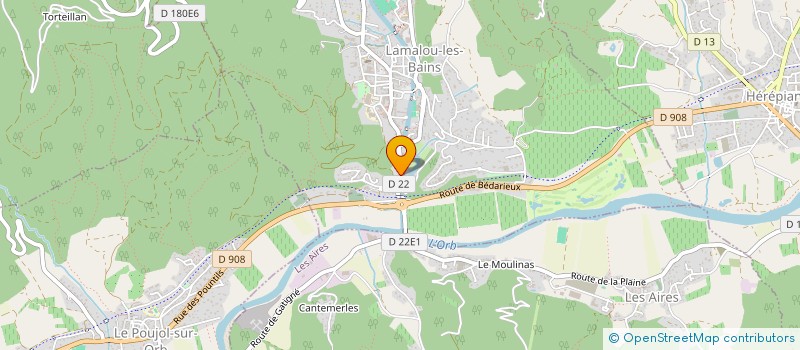 localisation de l'entreprise MADAME SUSY GOBIN  LAMALOU-LES-BAINS