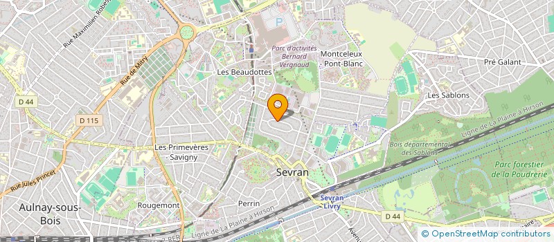localisation de l'entreprise MADAME SUVETAA SUBRAMANIAM à SEVRAN