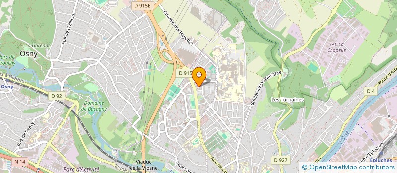 localisation de l'entreprise MADAME SUVETHA SAMMANDAMOURTY  PONTOISE