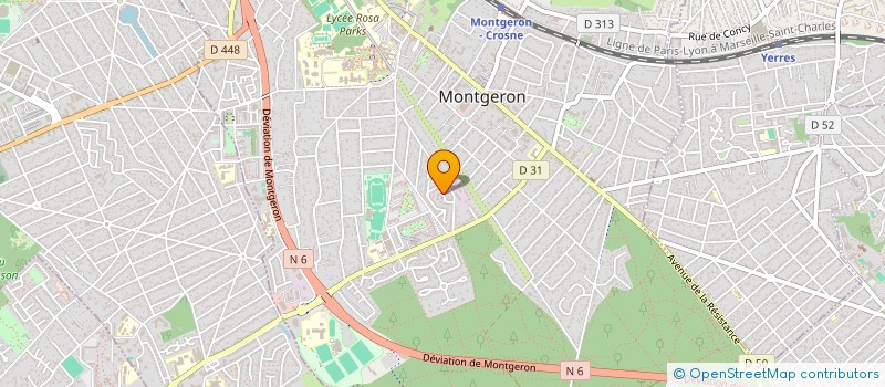 localisation de l'entreprise MADAME SUVIRTHA THAYAHARAN à MONTGERON