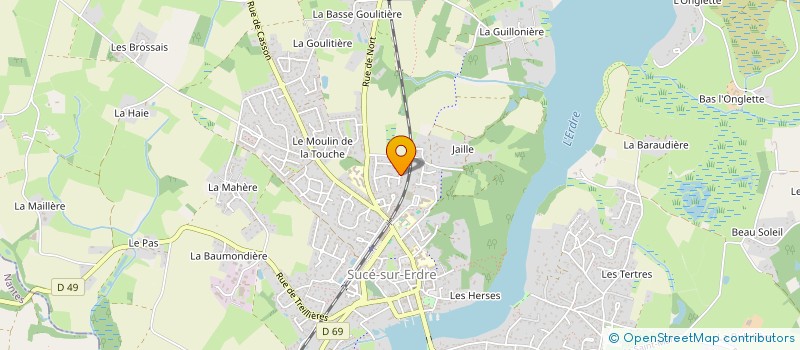 localisation de l'entreprise MADAME SUZAN KANN à SUCE-SUR-ERDRE