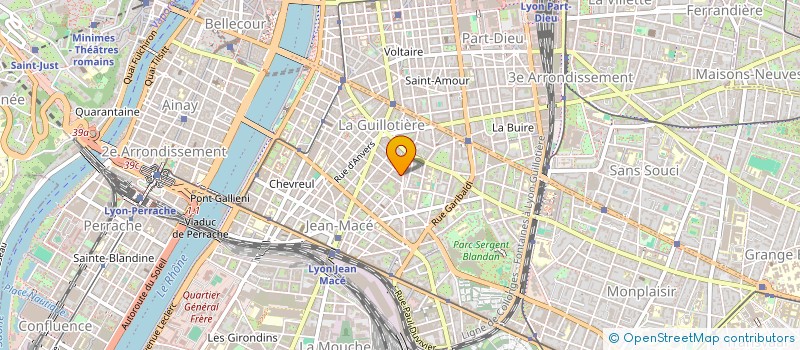 localisation de l'entreprise MADAME SUZANA CURTI à LYON