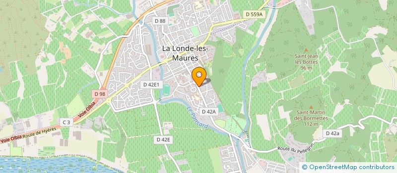 localisation de l'entreprise MADAME SUZANA GEORGIEVSKI  LA LONDE-LES-MAURES