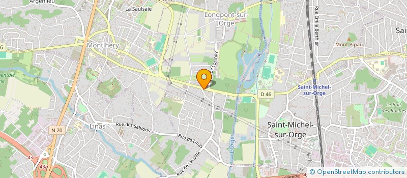 localisation de l'entreprise MADAME SUZANA MALUNGU à LONGPONT-SUR-ORGE