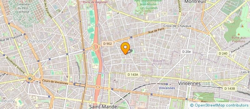 localisation de l'entreprise MADAME SUZANA MARINKOVIC à MONTREUIL