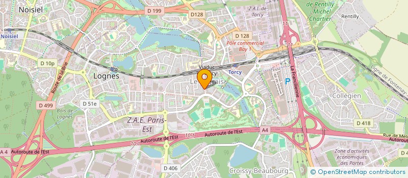 localisation de l'entreprise MADAME SUZANA TIENE GARCIA MONTEIRO à LOGNES