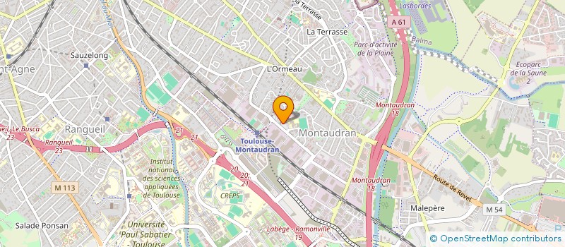 localisation de l'entreprise MADAME SUZANE EVINA à TOULOUSE