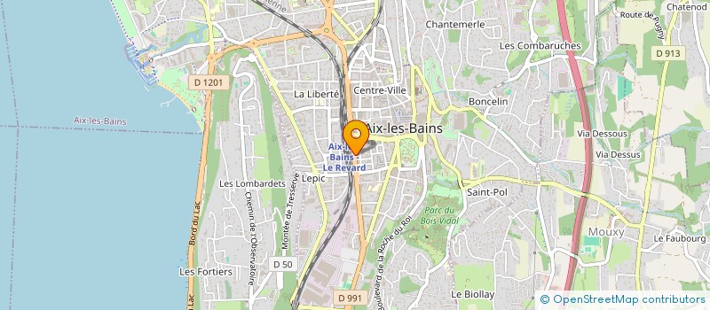 localisation de l'entreprise MADAME SUZANNA CHOPOURYAN  AIX LES BAINS