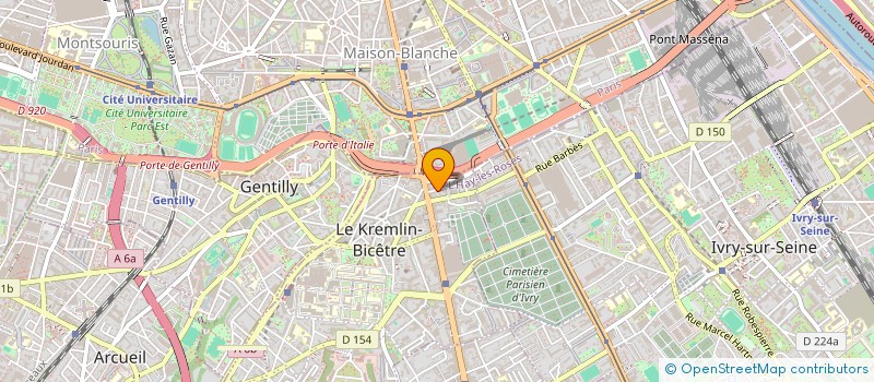 localisation de l'entreprise MADAME SUZANNA EUPHROSINE à LE KREMLIN-BICETRE