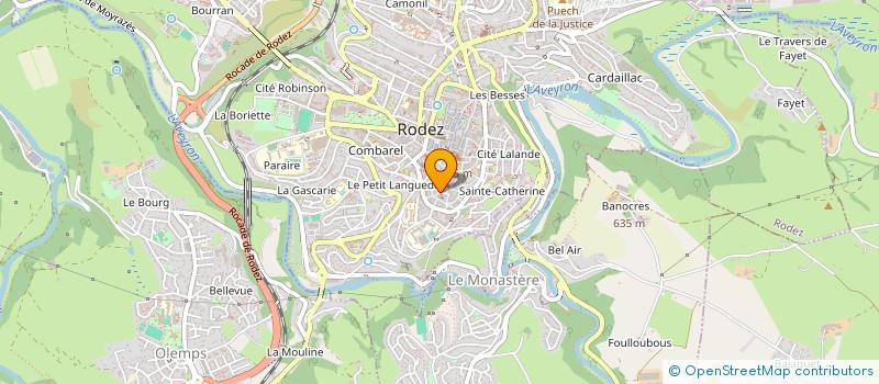 localisation de l'entreprise MADAME SUZANNA MARGARYAN à RODEZ