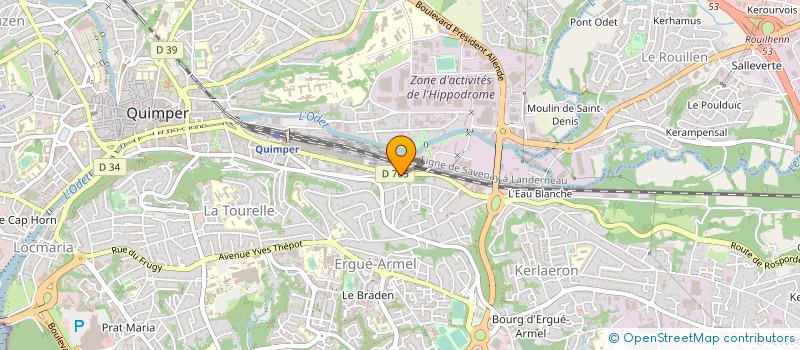 localisation de l'entreprise MADAME SUZANNA MELKONYAN à QUIMPER