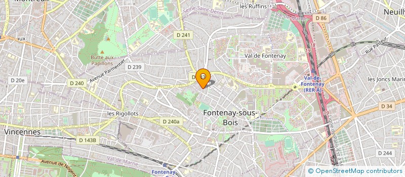 localisation de l'entreprise MADAME SUZANNE ABBOU à FONTENAY-SOUS-BOIS